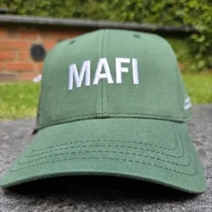 Green cap with "MAFI" text on front.